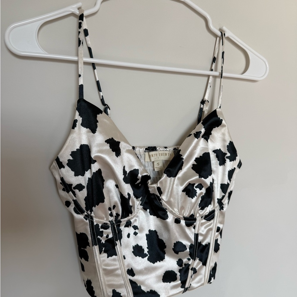 Silky Crop Top Small
